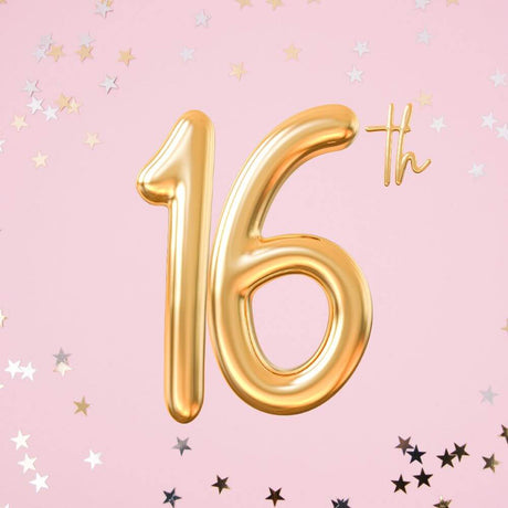 16th Birthday Gifts on Pink Background Funky Gifts NZ