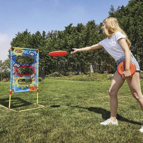 teenager playing a frisbee game