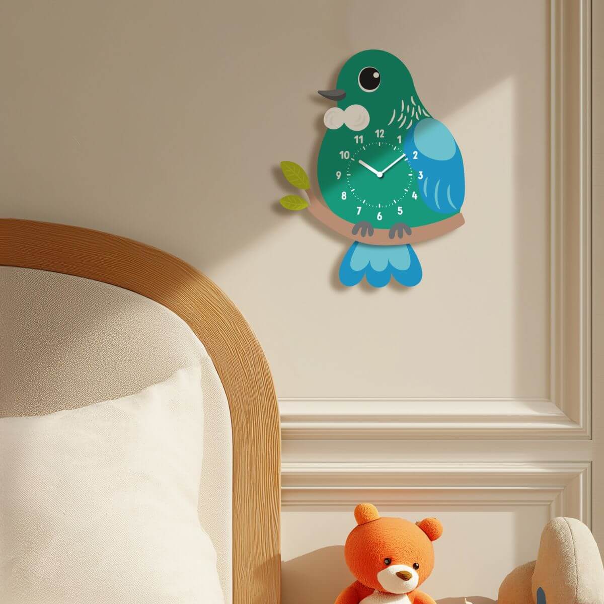 Tui Wobble Clock - Funky Gifts NZ