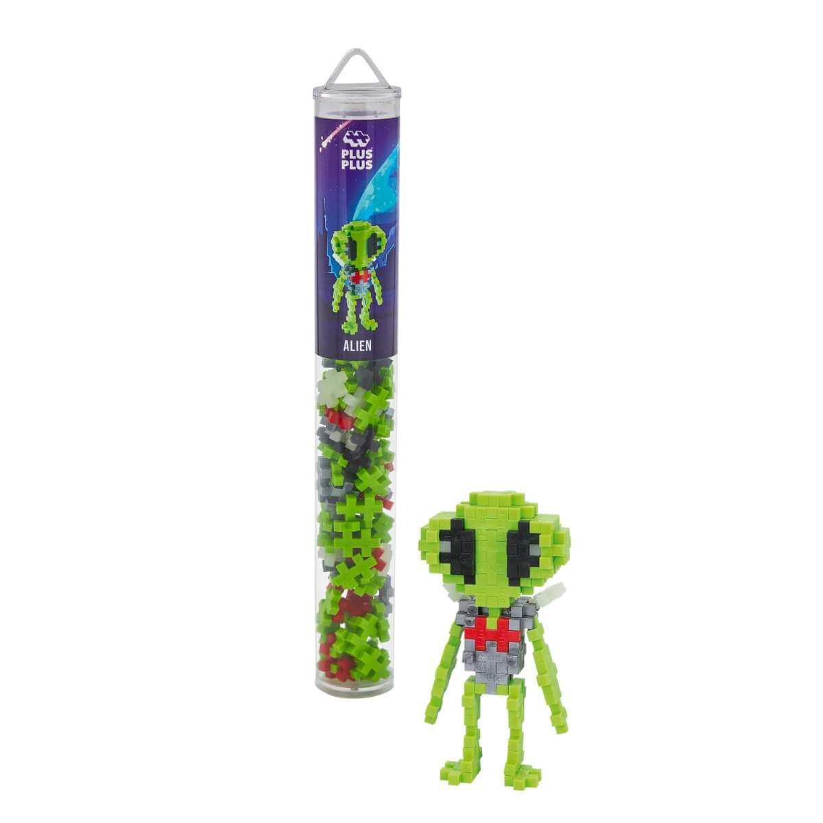 Plus Plus Alien 100pc Tube - Funky Gifts NZ