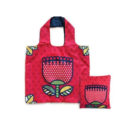 Reusable Carry Bag - Pop Pohutukawa- - Funky Gifts NZ