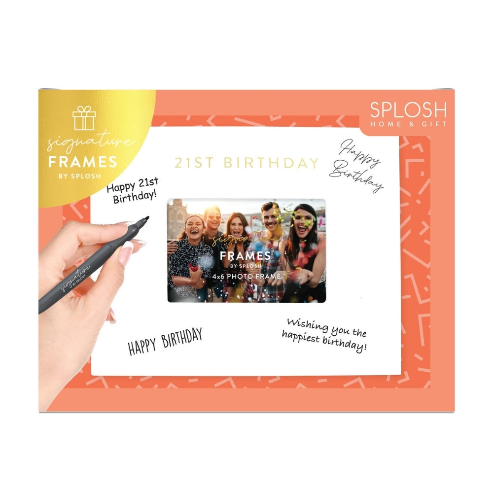 Signature Frame - 21st Birthday - Funky Gifts NZ