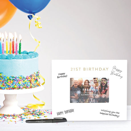 Signature Frame - 21st Birthday - Funky Gifts NZ