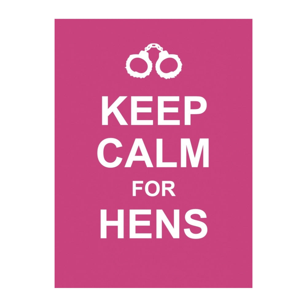 Keep Calm For Hens Gift Book - Funky Gifts NZ