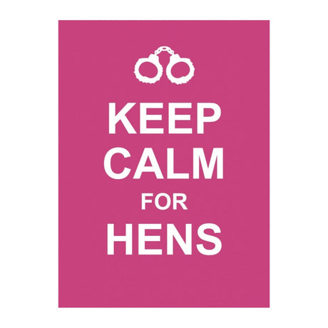 Keep Calm For Hens Gift Book - Funky Gifts NZ