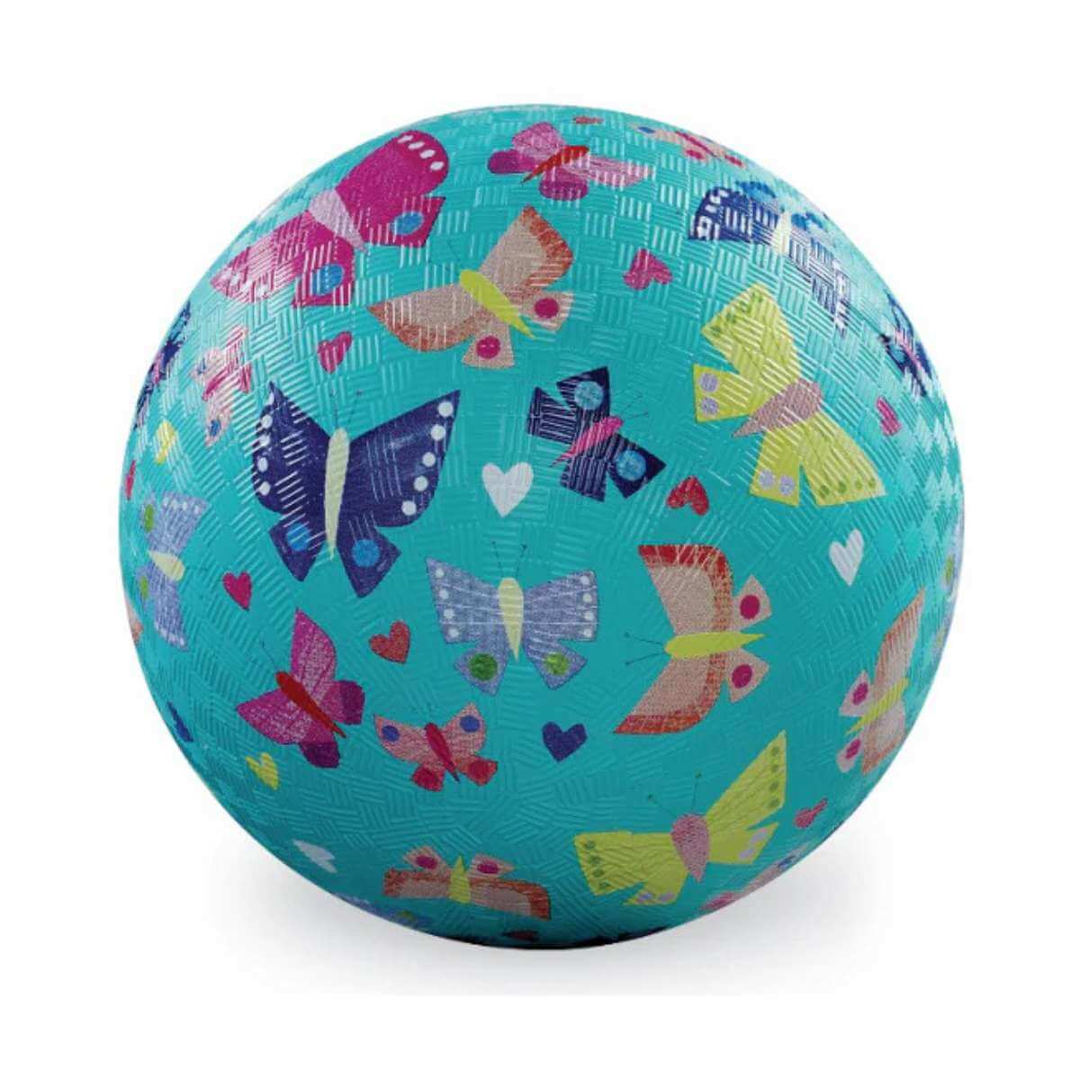 5" Playground Ball Butterfly Rainbow - Funky Gifts NZ