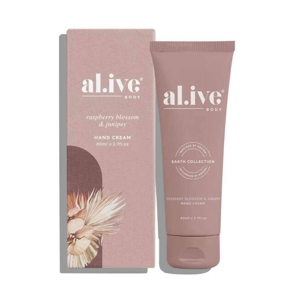 Al.ive Body Hand Cream - Raspberry Blossom & Juniper - Funky Gifts NZ