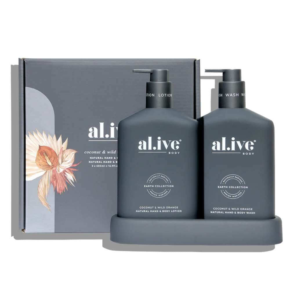 Al.ive Body Wash & Body Coconut & Wild Orange Duo Pack - Funky Gifts NZ