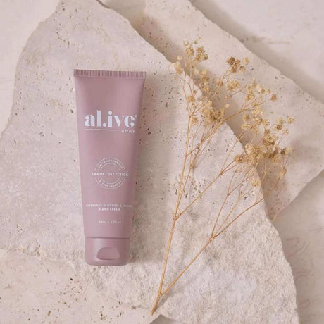 Al.ive Body Hand Cream - Raspberry Blossom & Juniper - Funky Gifts NZ