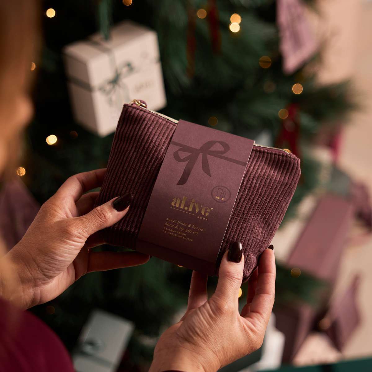 Al.ive Body Hand & Lip Gift Set - Sweet Plum & Berries - Funky Gifts NZ