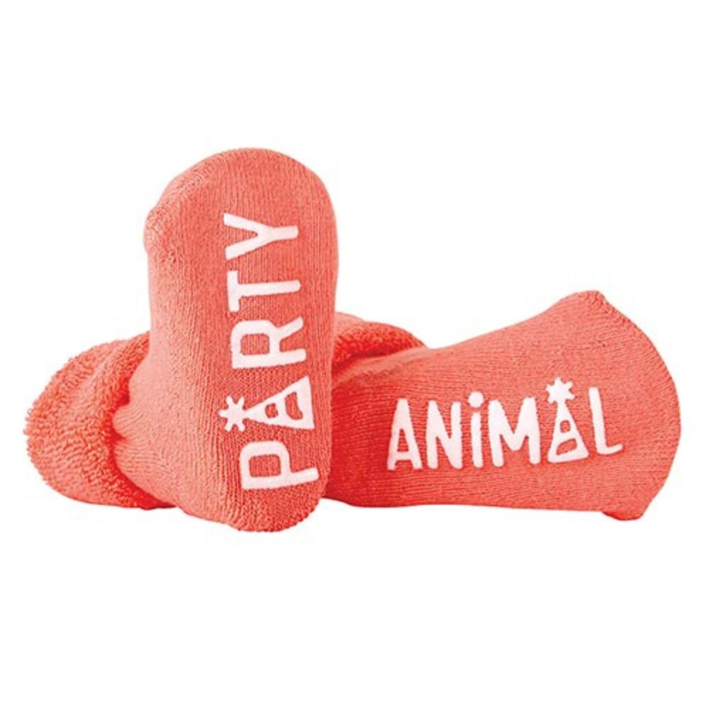 Baby Sock - Party Animal - Funky Gifts NZ
