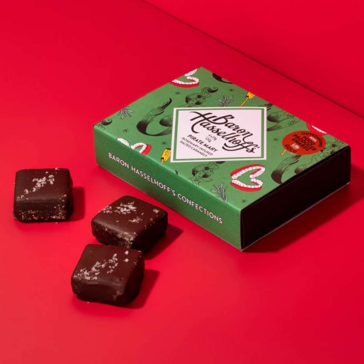 Baron Hasselhoff's - Pirate Mary Caramels - Funky Gifts NZ