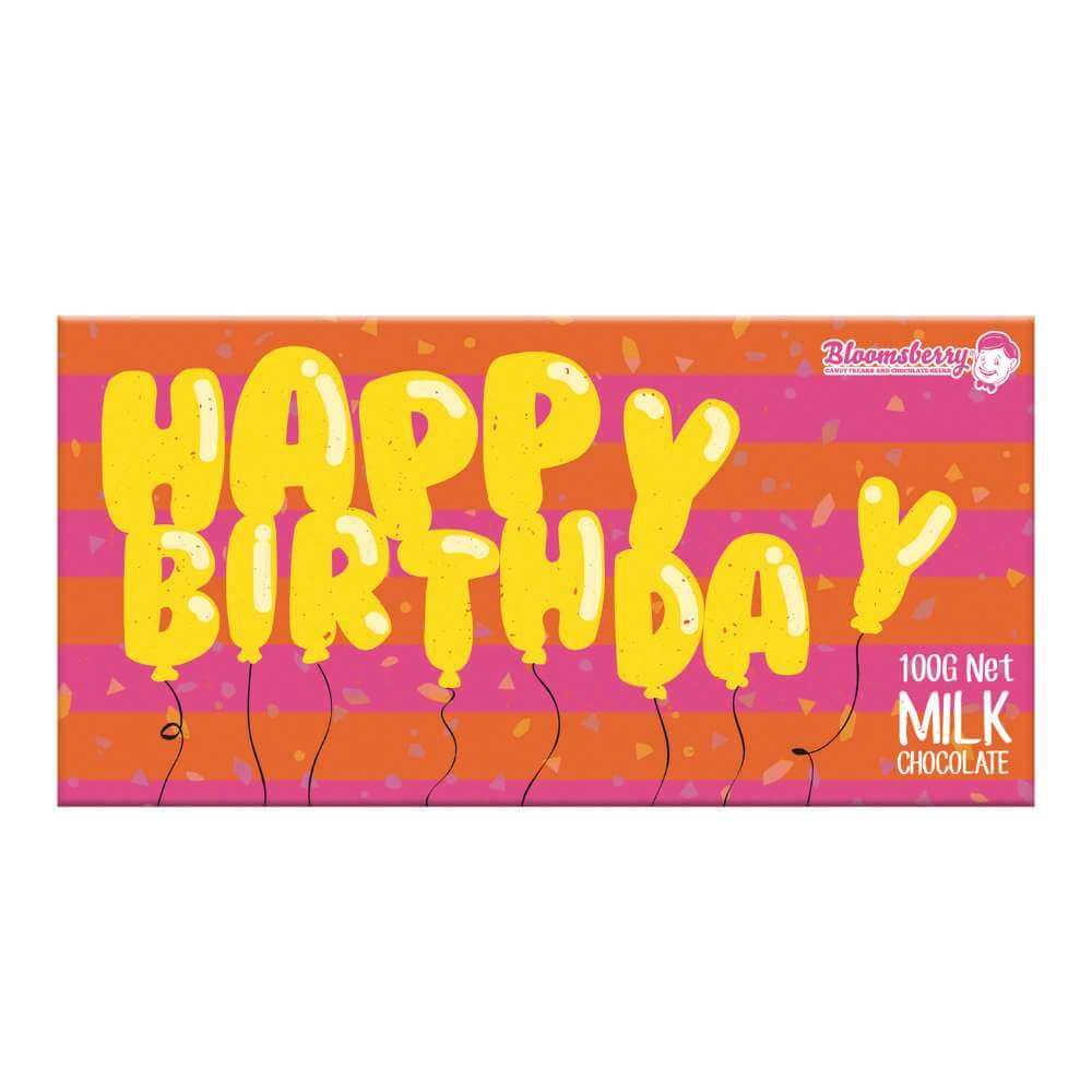 Bloomsberry Chocolate - Birthday Balloons - Funky Gifts NZ