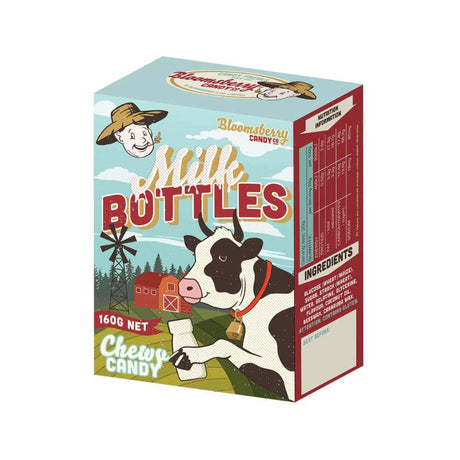Bloomsberry Candy - Milk Bottle - Funky Gifts NZ