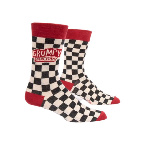 Men's Socks – Grumpy Old Man - Blue Q - Funky Gifts NZ