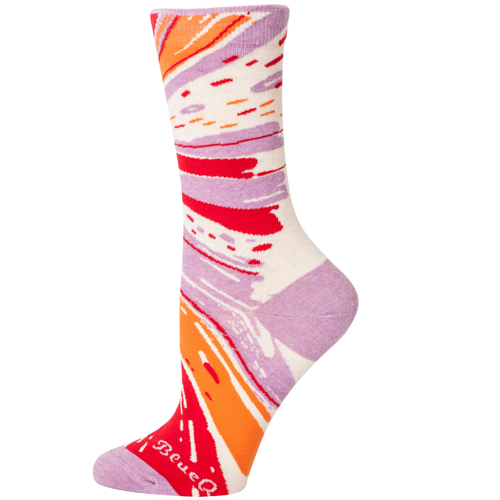 Women's Socks – I'm A Girl, What's Your Superpower? - Blue Q - Funky Gifts NZ