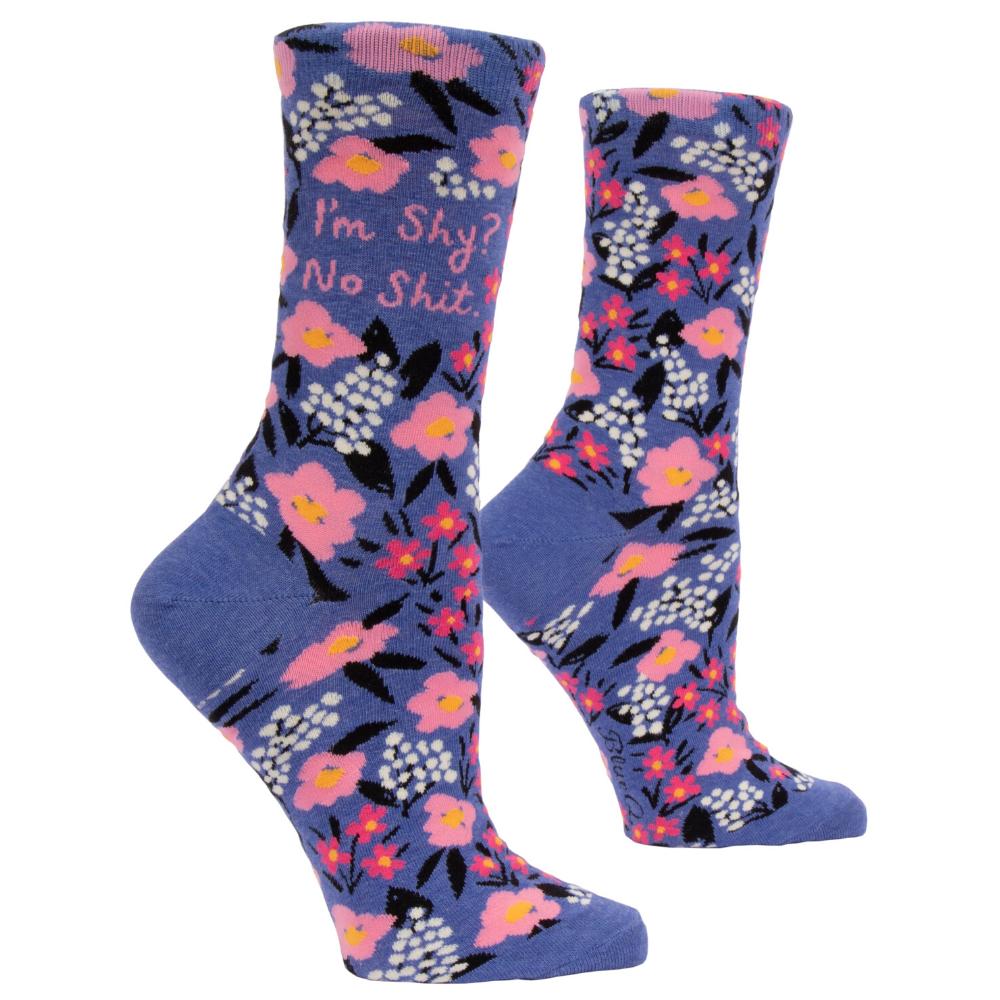 Women's Socks – I'm Shy? No Sh*t. - Blue Q - Funky Gifts NZ
