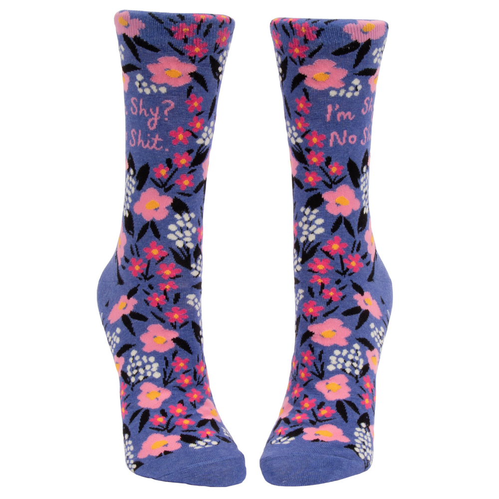 Women's Socks – I'm Shy? No Sh*t. - Blue Q - Funky Gifts NZ