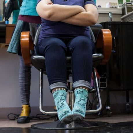 Women's Socks - Special Unicorn - Blue Q - Funky Gifts NZ