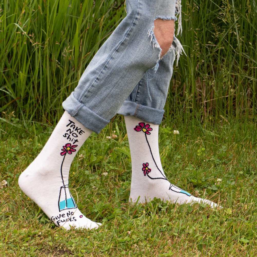 Women's Socks– Take No Sh*t - Blue Q - Funky Gifts NZ