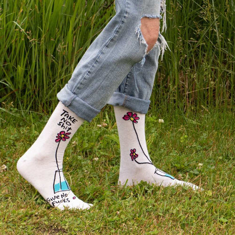 Women's Socks– Take No Sh*t - Blue Q - Funky Gifts NZ