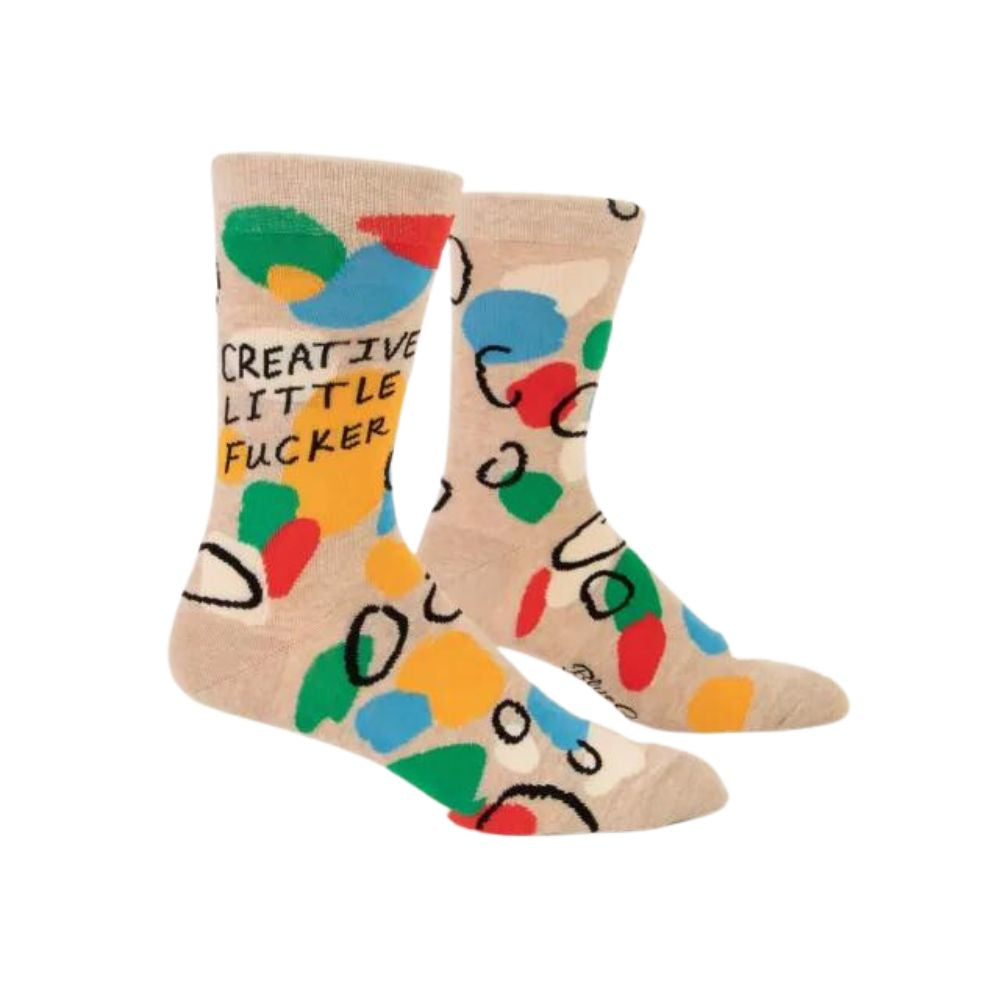 Men's Socks – Creative Little F**cker - Blue Q - Funky Gifts NZ