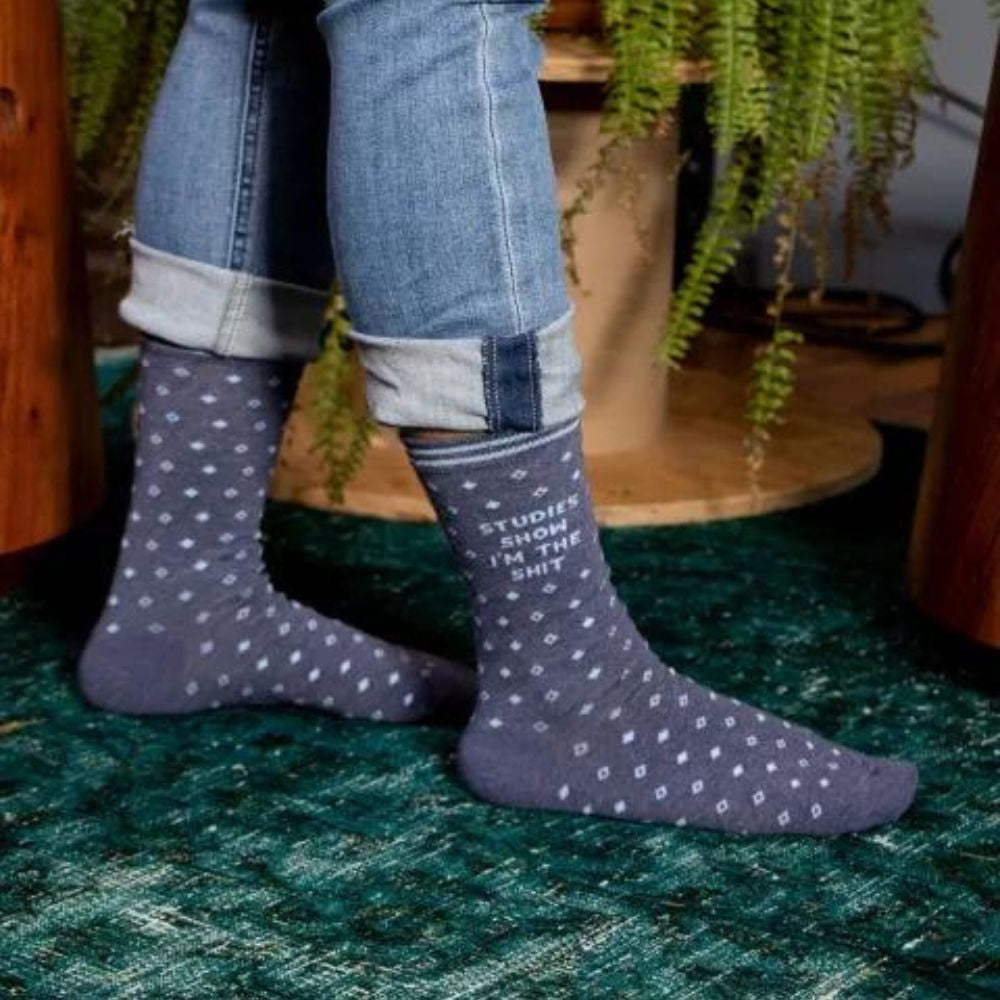 Women's Socks – I'm The Shit - Blue Q - Funky Gifts NZ