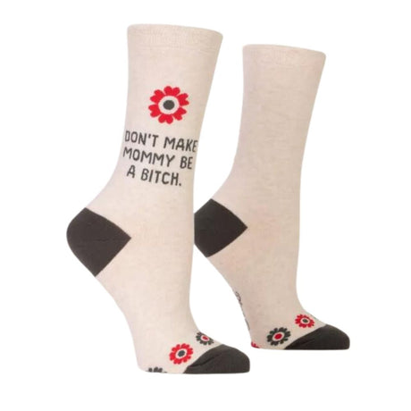 Women's Socks – Make Mommy A B*tch - Blue Q - Funky Gifts NZ