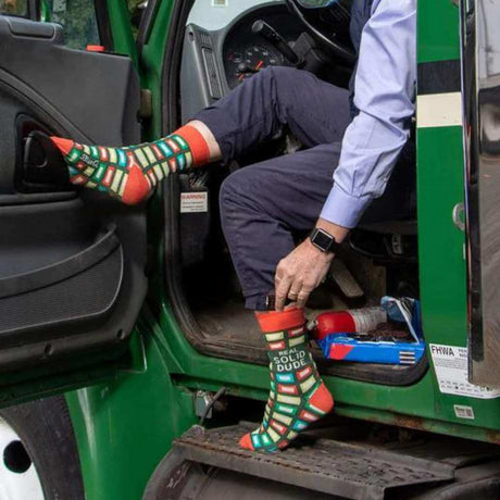 Men's Socks – Solid Dude - Blue Q - Funky Gifts NZ