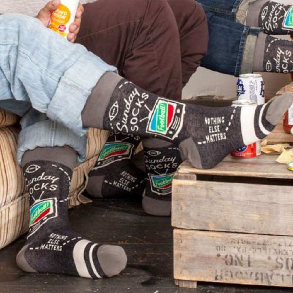 Men's Socks – Sunday Socks - Blue Q - Funky Gifts NZ