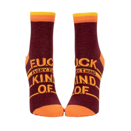 Women's Socks - Fuck Everything Kind Of - Blue Q - Funky Gifts NZ