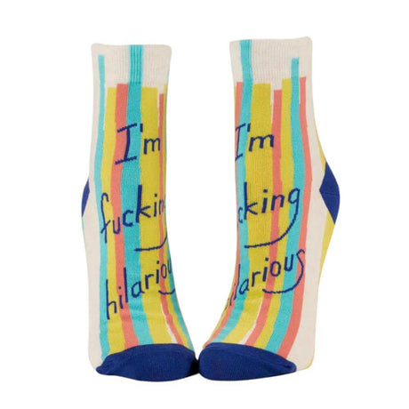 Women's Socks - I'm Fucking Hilarious - Blue Q - Funky Gifts NZ