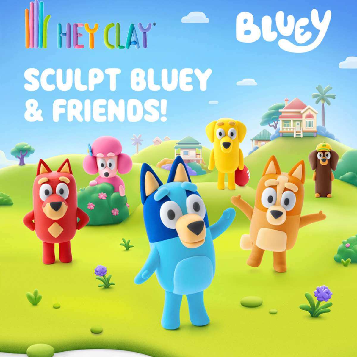 Hey Clay - Bluey & Friends - Funky Gifts NZ