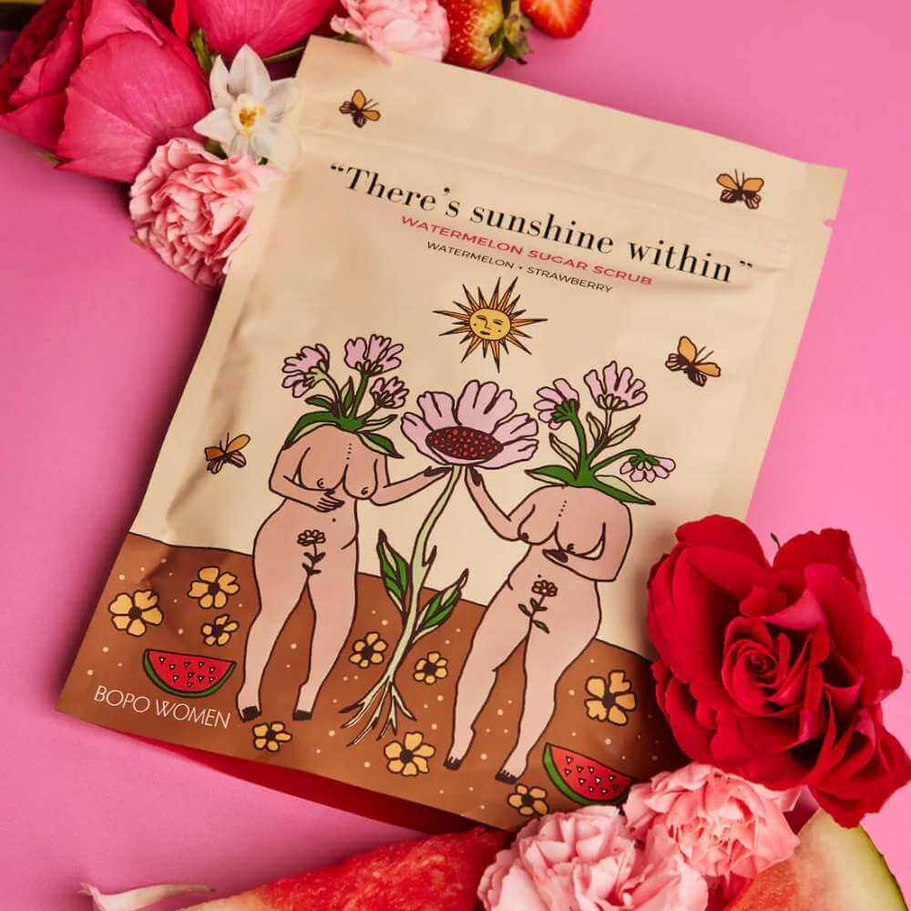 Bopo Women Watermelon Sugar Scrub - Funky Gifts NZ