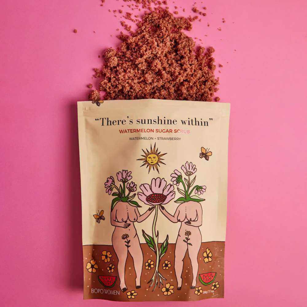 Bopo Women Watermelon Sugar Scrub - Funky Gifts NZ