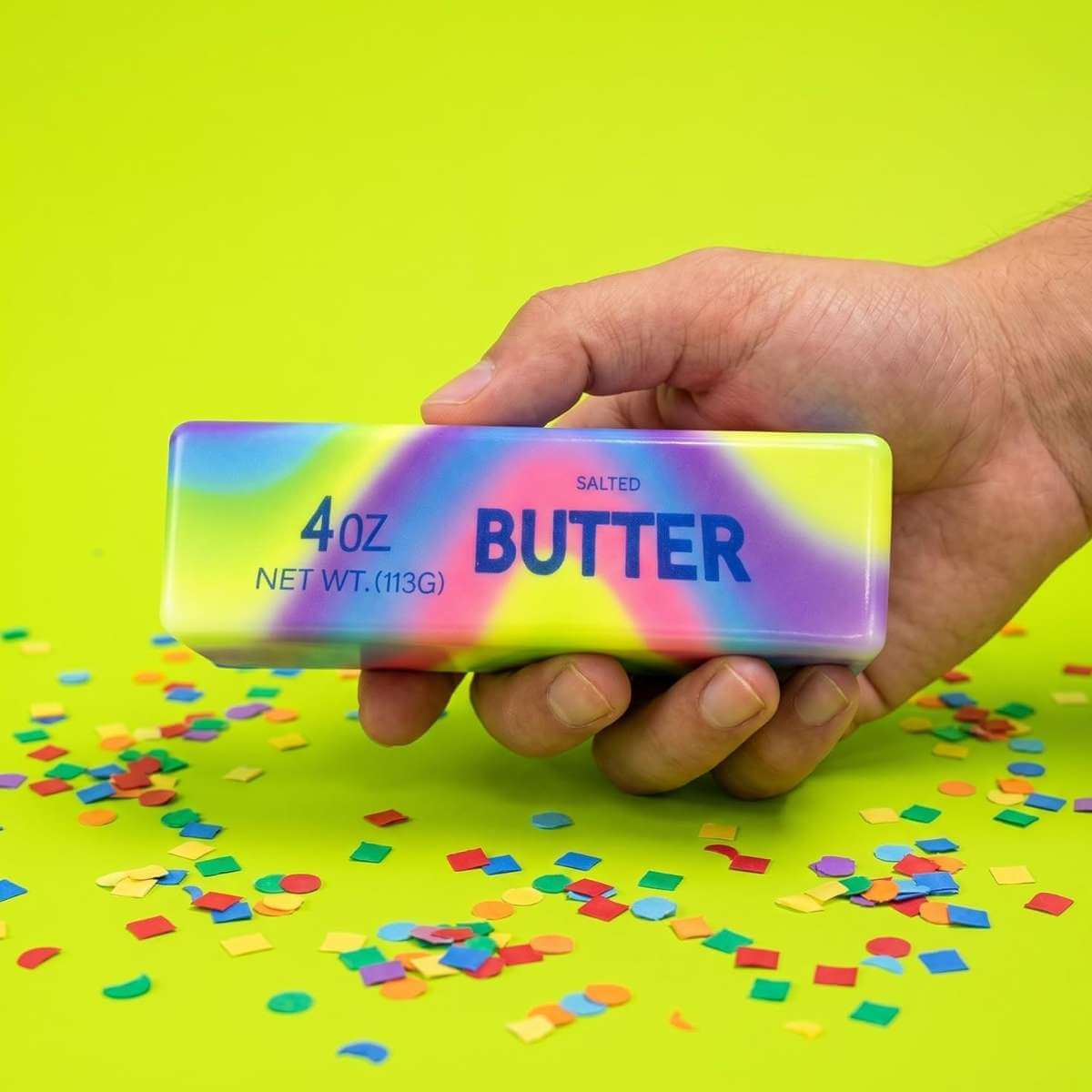 Butter Squishy - Rainbow - Funky Gifts NZ