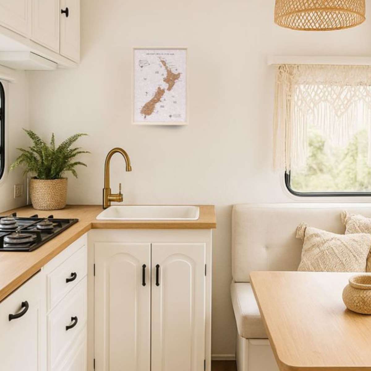 Caravan New Zealand Map - Funky Gifts NZ