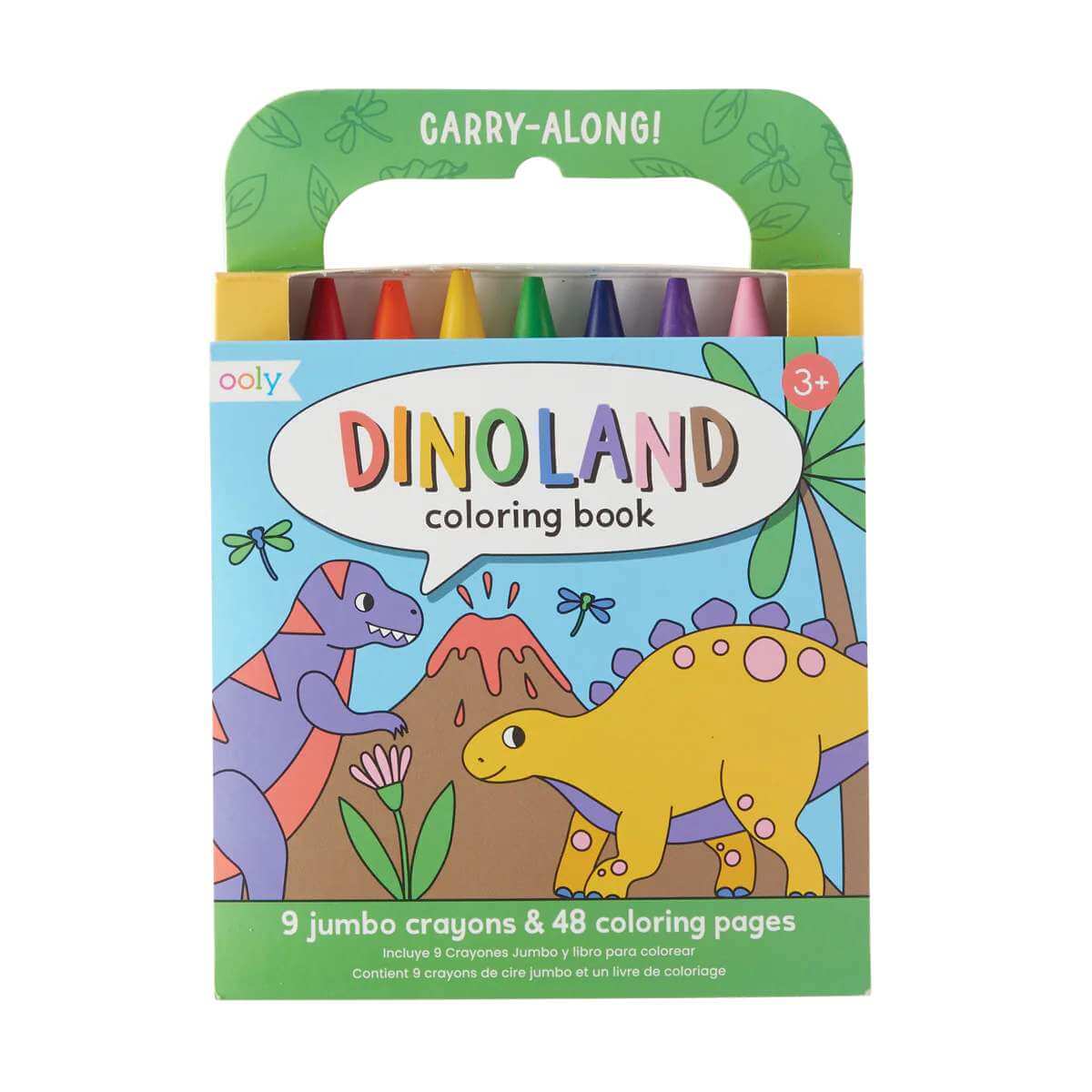 Carry Along Colouring Book Set - Dinoland - Funky Gifts NZ