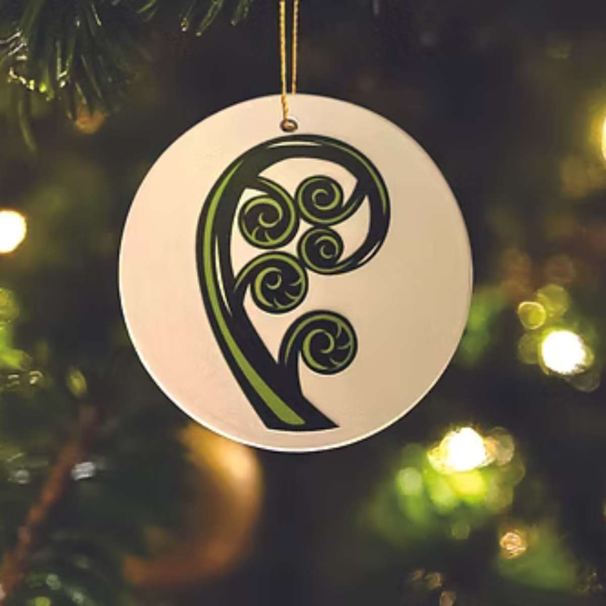 Ceramic Xmas Decoration set - Native Flowers - Funky Gifts NZ