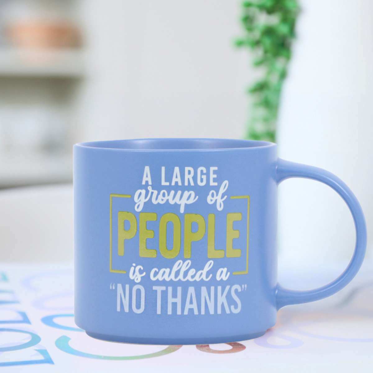 Cheeky Mug - No Thanks - Funky Gifts NZ