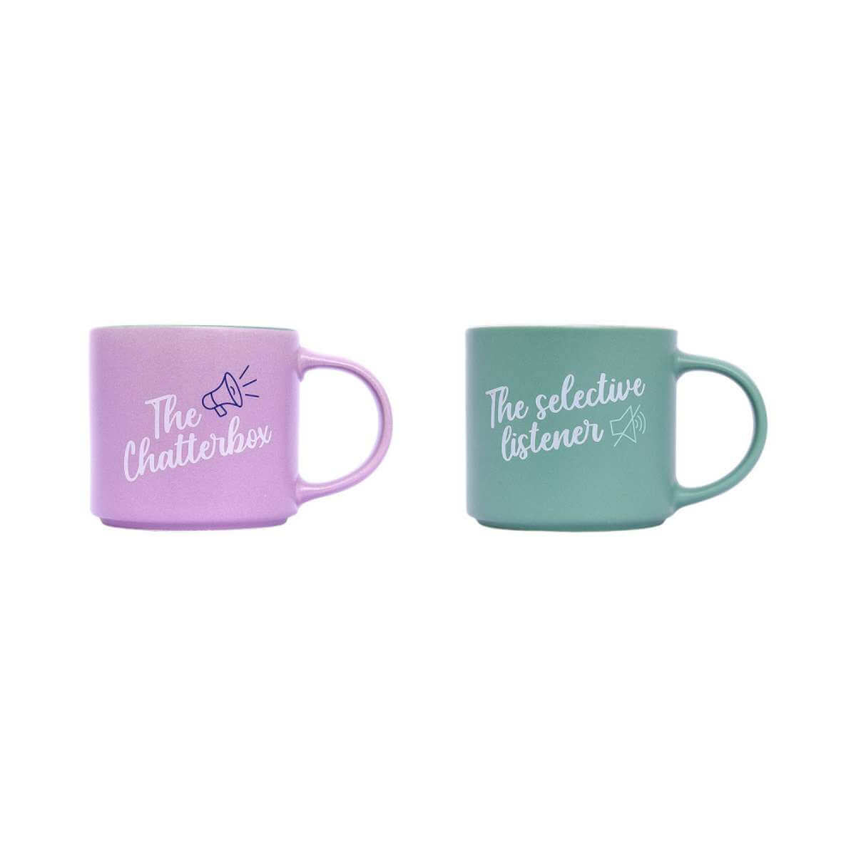 Cheeky Mug Set - Chatterbox - Funky Gifts NZ