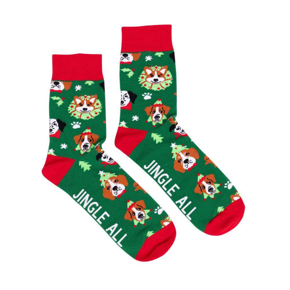 Christmas Dog Socks - Funky Gifts NZ