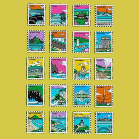 Collectible Stamp Magnet - Funky Gifts NZ