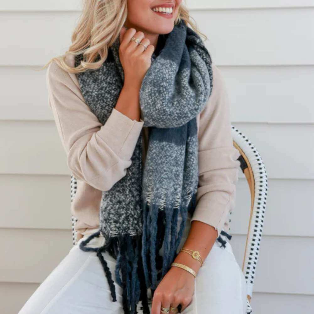 Comfort Scarf - Charcoal Grey - Funky Gifts NZ