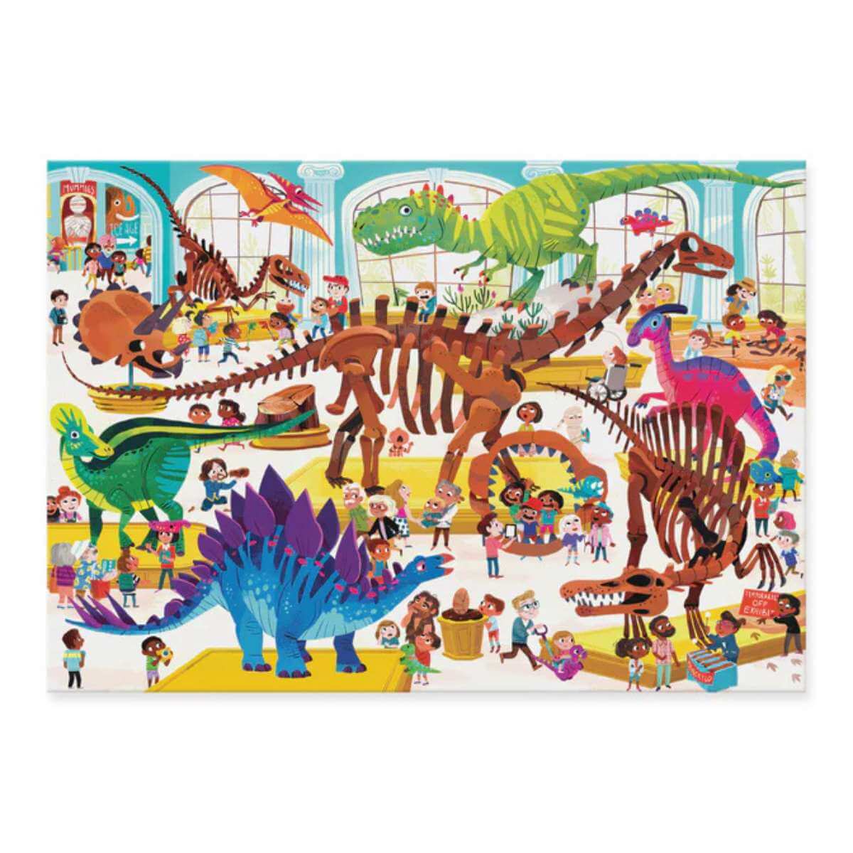 Crocodile Creek 60pc Day at the Museum - Dino - Funky Gifts NZ