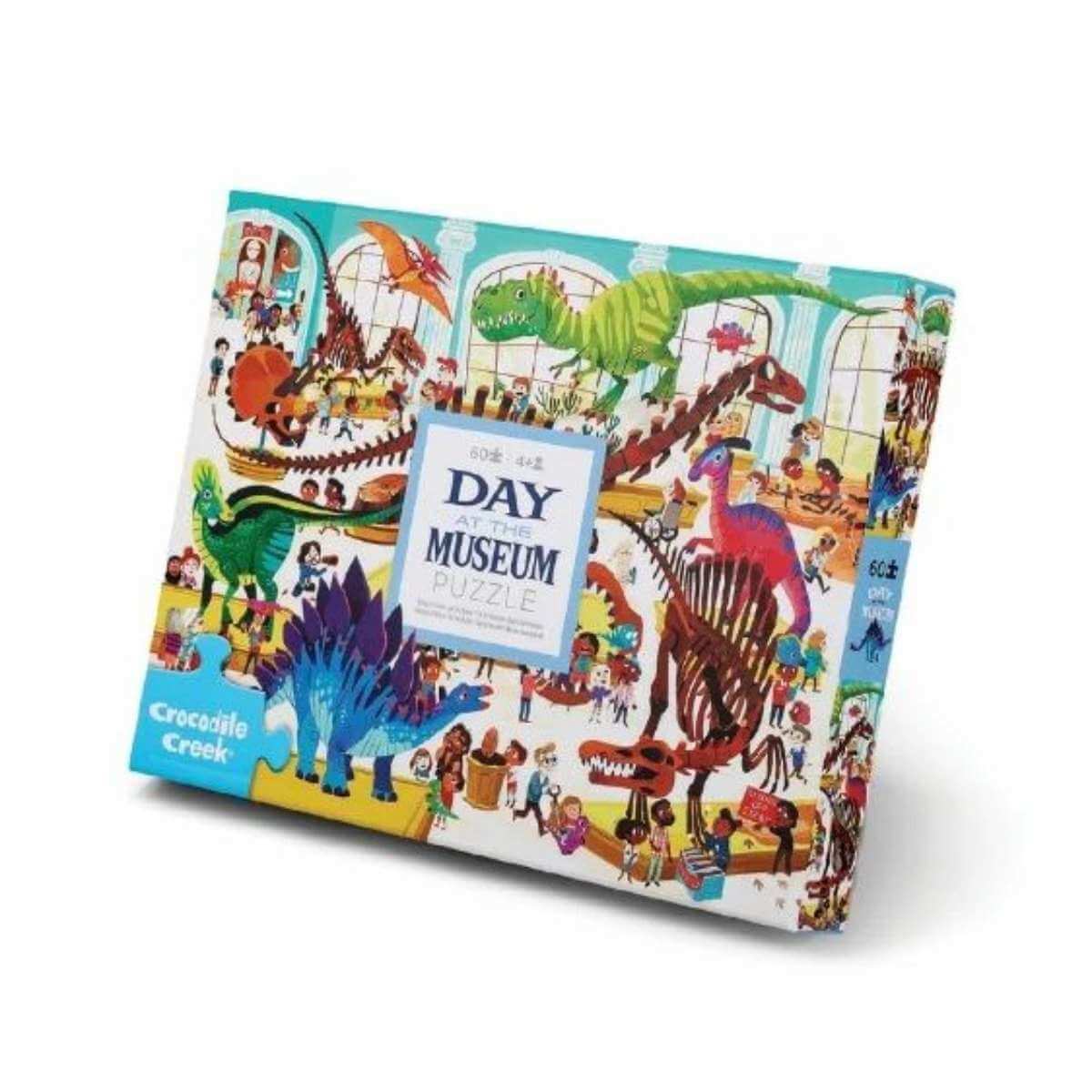 Crocodile Creek 60pc Day at the Museum - Dino - Funky Gifts NZ