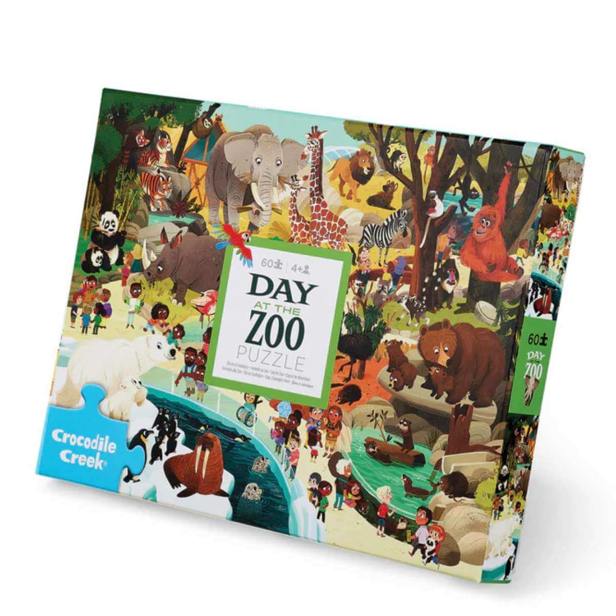 Crocodile Creek 60pc Day at the Zoo - Funky Gifts NZ