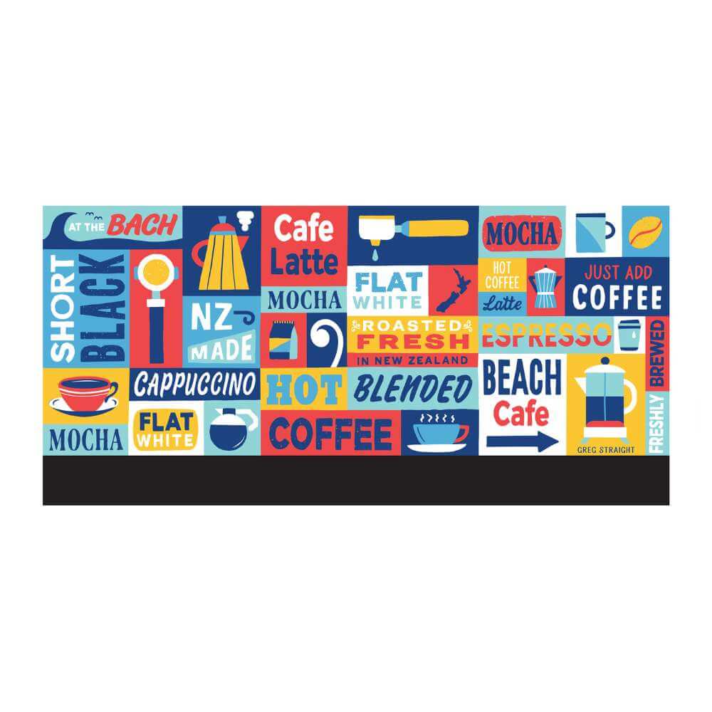 Cuppa Coffee Cup - Straight Coffee 12oz - Funky Gifts NZ