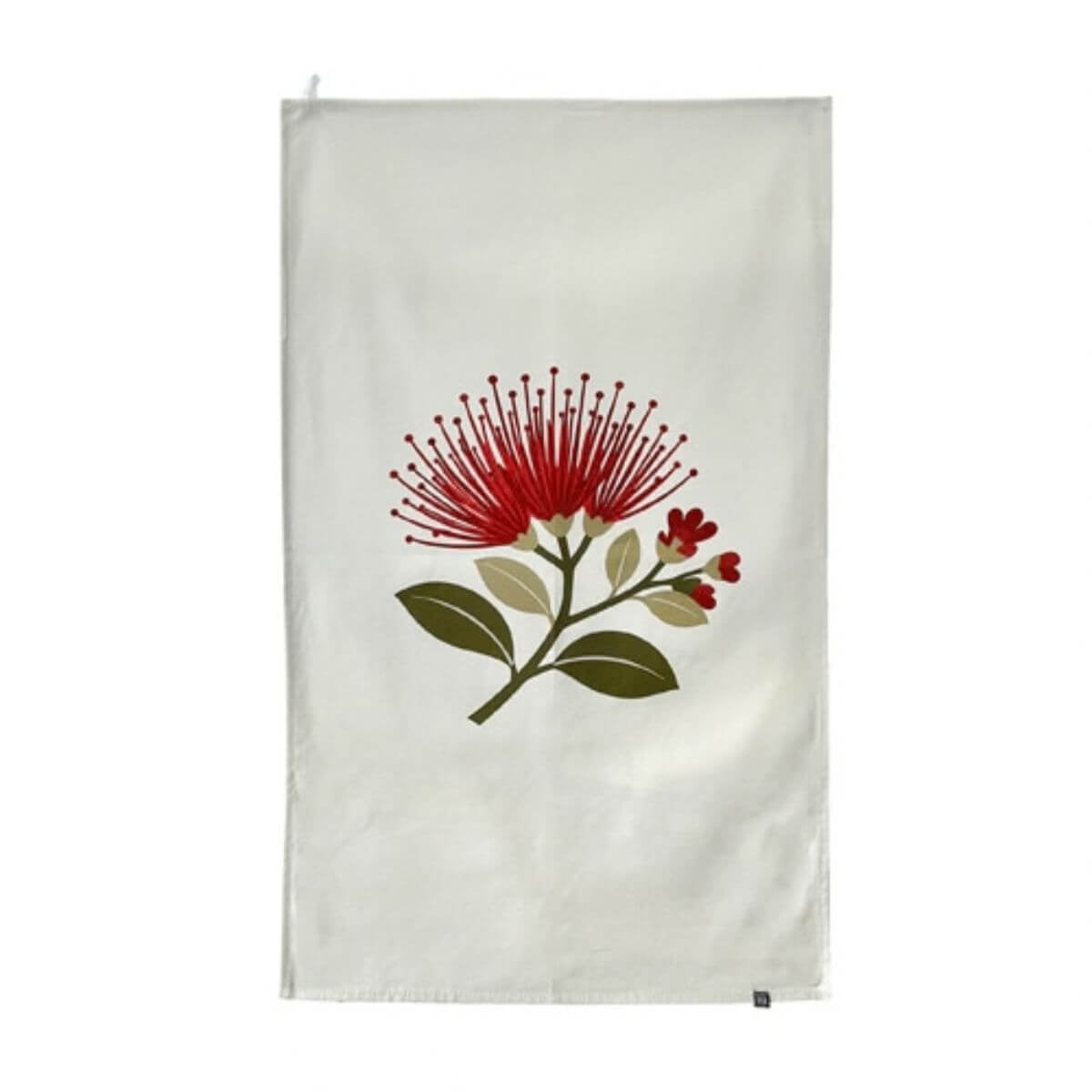 NZ Tea Towel - Pohutukawa Essence - Funky Gifts NZ