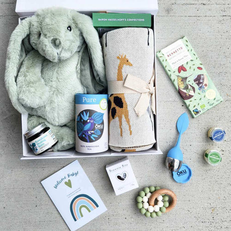 Deluxe Baby Boy On The Way Gift Box - Funky Gifts NZ